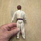 Vintage Ideal Evel Knievel Stunt Cycle Action Figure White Suit Helmet No Belt