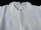 Baby Girls Dress White Embroidery Vintage Hand Made 12 Months K