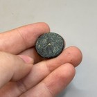 Genuine Rare Ancient Central Asian Kushan Empire Buddha Bronze Coin