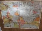 Colorprint General Map Of The World Mercator s Projection 50  X 38  Large Map