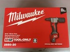 Milwaukee M12 12v Cordless Rivet Gun 2550-20  bare Tool  New Sealed