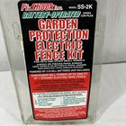 New Fi-shock Battery Operated Electric Fence Kit Ss-2k Ss-2d 100 Ft Garden Fence