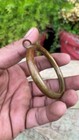 Antique Copper Brass Hand Forged India Tribal Woman Wrist Bangle Jewelry Kada
