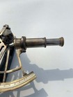 8  Nautical Antique Finish Brass Working Brown  Marine Navigational Sextant 