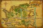 Lord Of The Rings Replica  the Shire Map  Poster