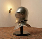 Medieval Knight Helmet Display   Full Face Steel Armor Replica  Viking Crusader 