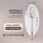 Professional Silver Small Barrel Nail Carbide Drill Bit 5x Coarse Grit