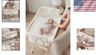 Baby Bassinet Bedside Sleeper Crib With Auto-lock Adjustable Height Mesh Matt   