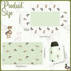 Hahafelt 4 Pieces Crib Bedding Set For Girls And Boys  Soft Baby Bedding Set    
