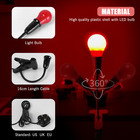 Darkroom Safelight Portable Red Bulb Lamp With Clip Film Devoloping Processing