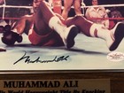 Muhammad Ali Signed 8x10 Photo Over George Foreman Rumble In The Jungle Jsa Loa
