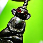 Ngang Ngung Red Eye Money Charm Love Lp Key Bronze Miniature Thai Amulet  9046