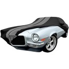 Full Car Cover Scratch Stretch Dust-proof Custom Black gray For 1967-1981 Camaro