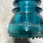 Vintage Hemingray Glass Insulator No 42 Made In Usa Green 4 