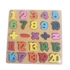 Small Wooden Puzzles For Toddlers Alphabet Number Shape Learning Toys Ages 3 4 5