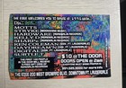 The Edge Vintage 1995 Rave Flyer Stryke Motts  Sharpe South Florida Rare