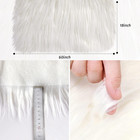 60 X 18 Inch White Faux Fur Fabric For Craft  Sewing  Diy  Dolls  Rugs