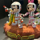 Rare Disney Epcot  Mission Space Micky Pluto Bobble Figure Set