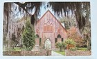 2 Lot Vintage Postcards beaufort County Sc church Of The Cross sheldon Church