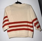 Petit Bateau Unisex 6-9m Striped Knit Crewneck Pullover Sweater