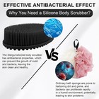 Soft Silicone Body Scrubber  2 Pcs Exfoliating Silicone Loofah  Body Scrubber