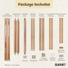 Olikraft Wooden Weaving Loom With Adjustable Stand - Tapestry Loom  large 