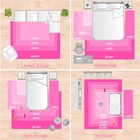 Hot Pink Fuzzy Area Rug  2 x3  Soft Shaggy Carpet For Kids Room Dorm Bedroom