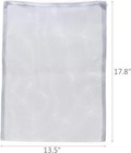 Alegi Large Filter Media Bags aquarium Mesh Bags With Plastic 4pcs 