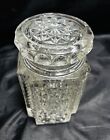 Rare Antique American Brilliant Period Abp Cut Glass 5       Humidor   Candy Jar