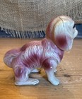 Antique Celluloid  Pekingese Toy Japan Jointed Dog Figure Rattle