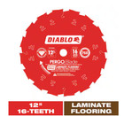 Diablo D1216lf 12  16 Pcd Teeth Pergo Laminate Flooring Miter Saw Blade Floors 