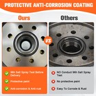 Pair 12 x2  Electric Trailer Brake 8-6 5  Hub Drum Kit Fits For 7000 Lb Axle 