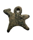 Ancient Luristan Pendant Or Amulet - 1500-1200bc Bronze Age