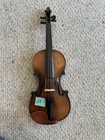      Full-size Violin German Trade Instrument     Bretton Stamp Early 1900s Antique