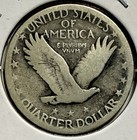 1925-p Standing Liberty Quarter - Silver Coin - Free Shipping -  30-19 
