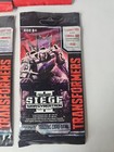 Transformers Tcg Pack Lot - 5x Rise Of Combiners 1x Siege Convention 1x Siege Ii