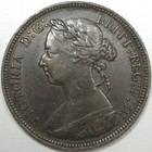 1886 Great Britain Half Penny- Better Grade  lot 1 