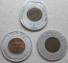 Good Luck Penny Tokens  Different   Collectible   Two Customized For Businesses
