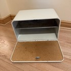 Merry Mushroom Metal Beauty Box Kitchen Bread Box Pie Shelf - Vintage 1960s