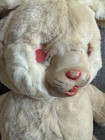 Vintage Rushton Star Creation Bunny Rabbit Plush 16    Pink red Eyes Rubber Snout