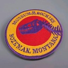 Vtg Museum Of The Rockies Bozeman Montana Patch Dinosaur Nature Parks Fossil 4 d