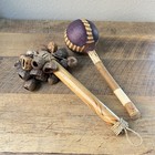 Handmade  Maracas Seed Pod Rhythm Percussion Vintage