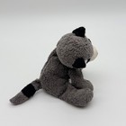 Russ Berrie Racky Raccoon Plush Luv Pets 5  Soft Stuffed Bean Bag Animal Toy Zoo