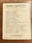 1910s T51 Murad Cigarettes- Chattanooga - College Series - New To Market