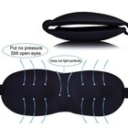 3d Memory Foam Sleep Eye Mask Breathable Blackout Blindfold Soft Night Cover