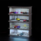 Hot Diecast Wheels Display Case 1 64 Scale Model Car Display Case With Led    