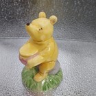 Vintage Winnie The Pooh With Honey Pot Ceramic Figurine Hand-painted Charpente