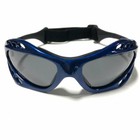 Aqua Azul Metallic Navy Blue Kiteboarding Polarized Water Shades Sun Glasses  