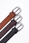 Mens Belt Genuine Leather Belt For Men s Dress Jeans Golf Belt 1 5  Width