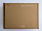 Brand New Carl Friedrik Palissy Overnight Leather Navy Briefcase